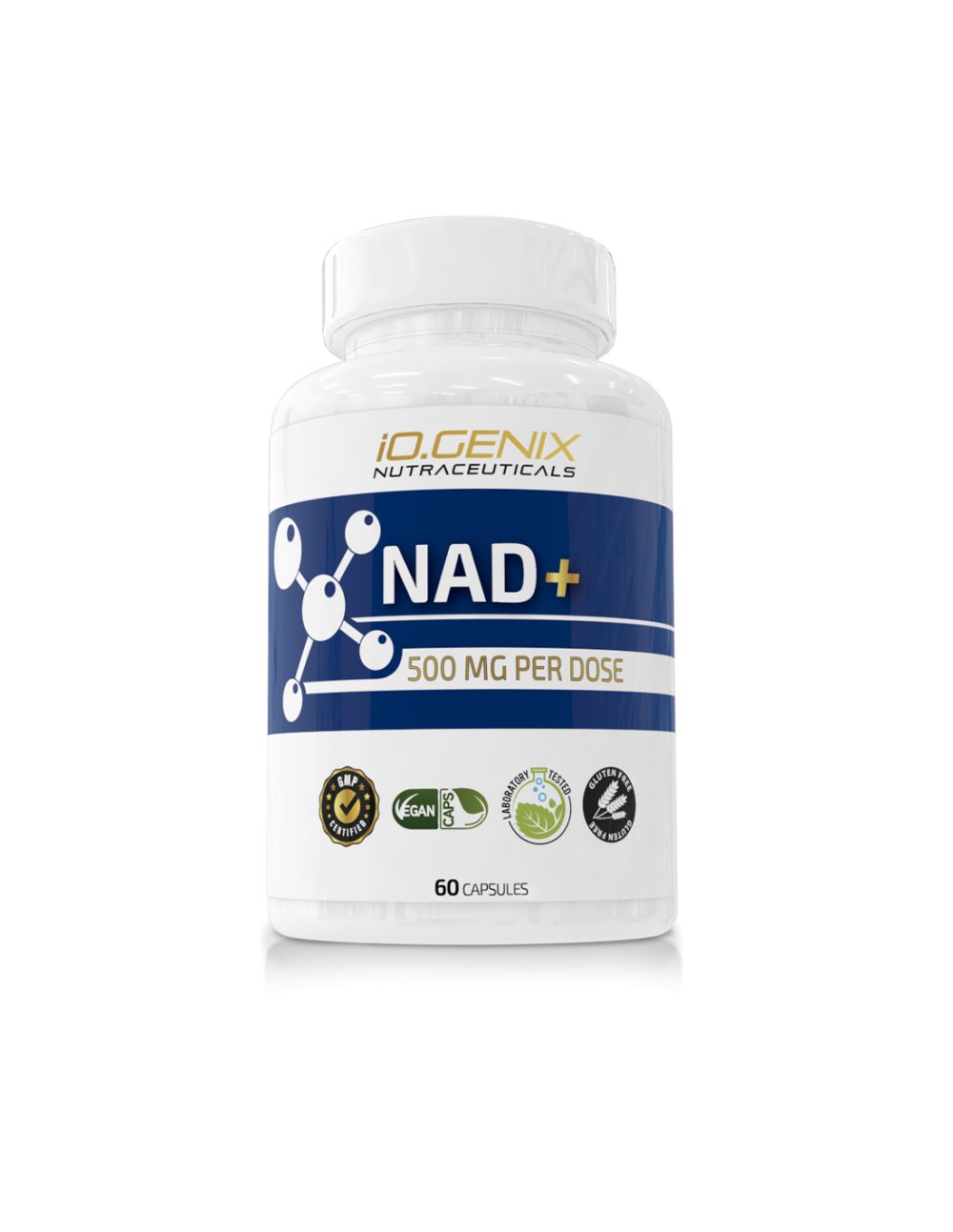 nad-500mg NAD+ 500 mg iO.GENIX σε φυτικές κάψουλες – συσκευασία 60 τεμ.